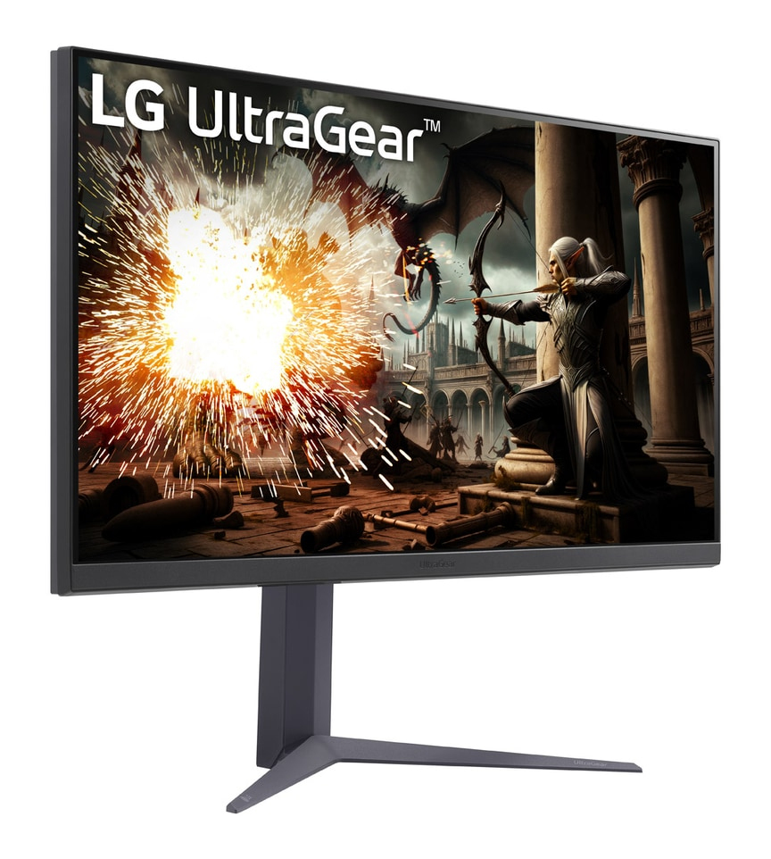 LG 32GS75QX-B, 80 cm (31.5"), 2560 x 1440 Pixel, Quad HD, 1 ms, Schwarz