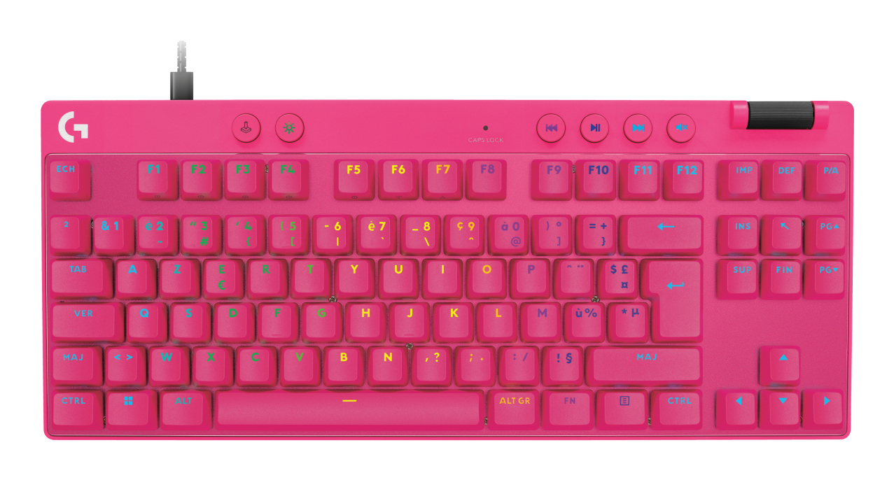 Logitech G PRO X RAPID - Tastatur - TKL - hintergrundbeleuchtet