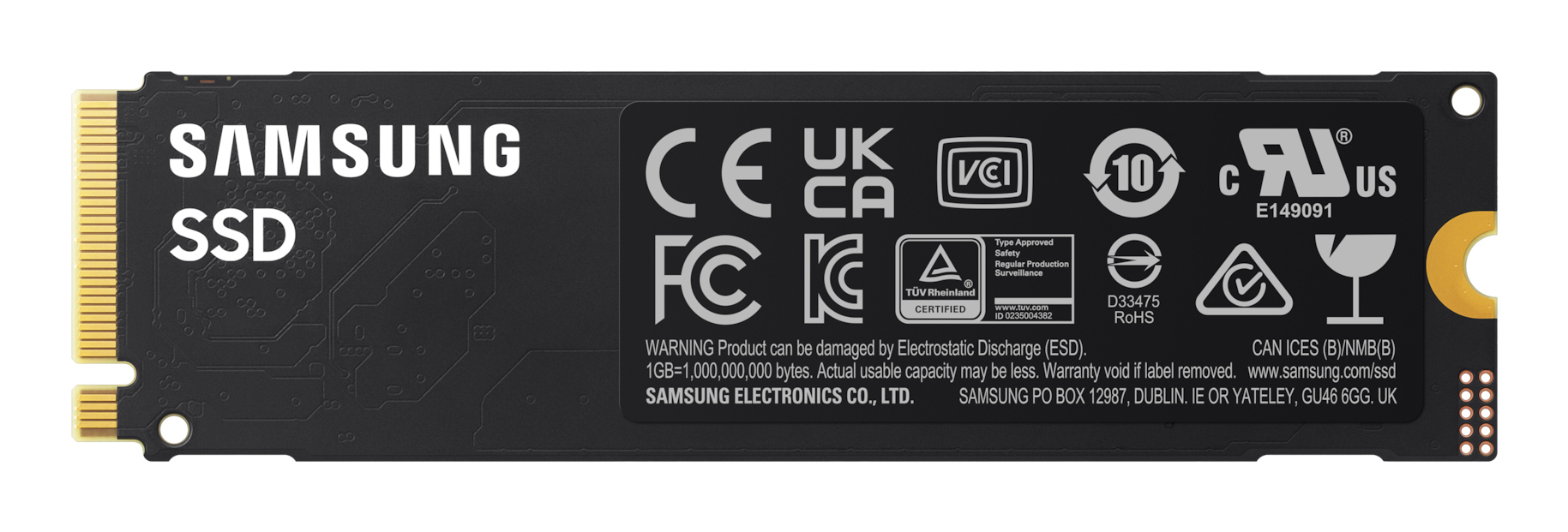 Samsung SSD 990 2TB, M.2 2280 / M-Key / PCIe 4.0 x4
