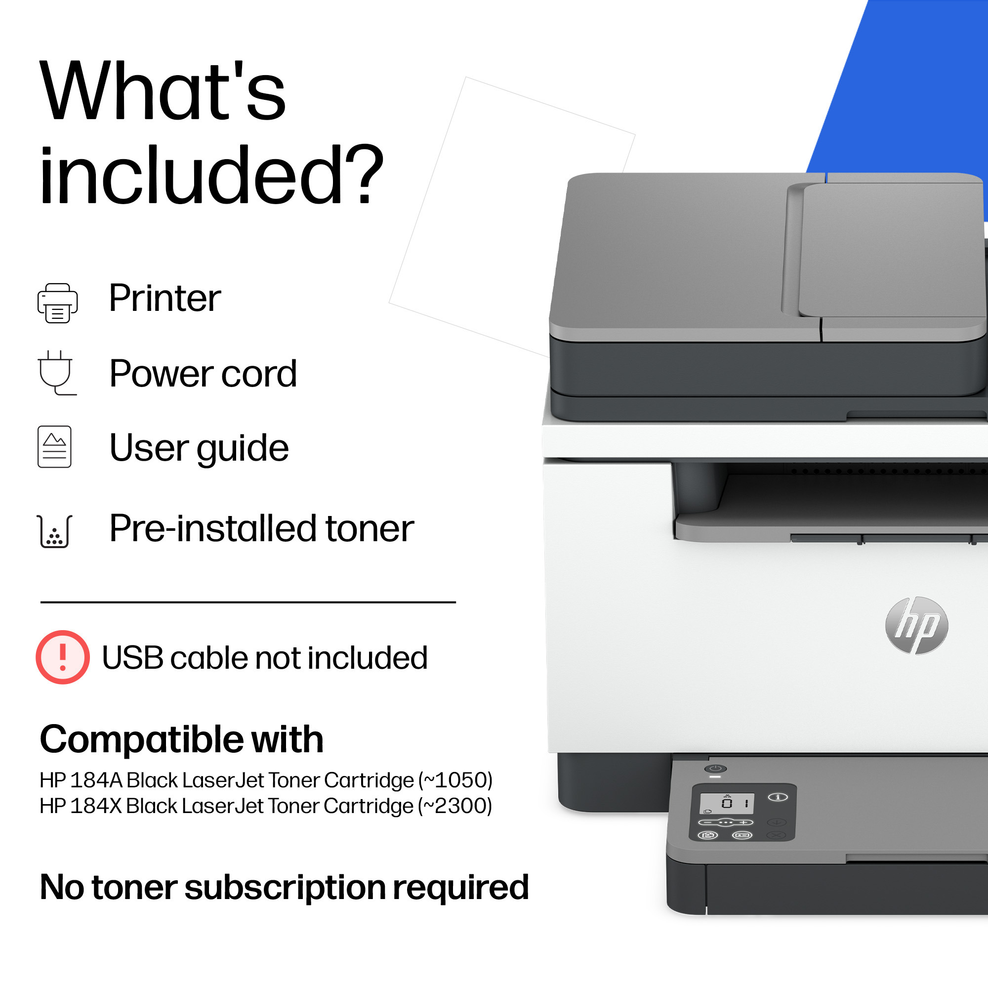 HP LaserJet M248sdng Multifunction Schwarzweiß Drucker, Laser, Monodruck, 600 x 600 DPI, Monokopie,