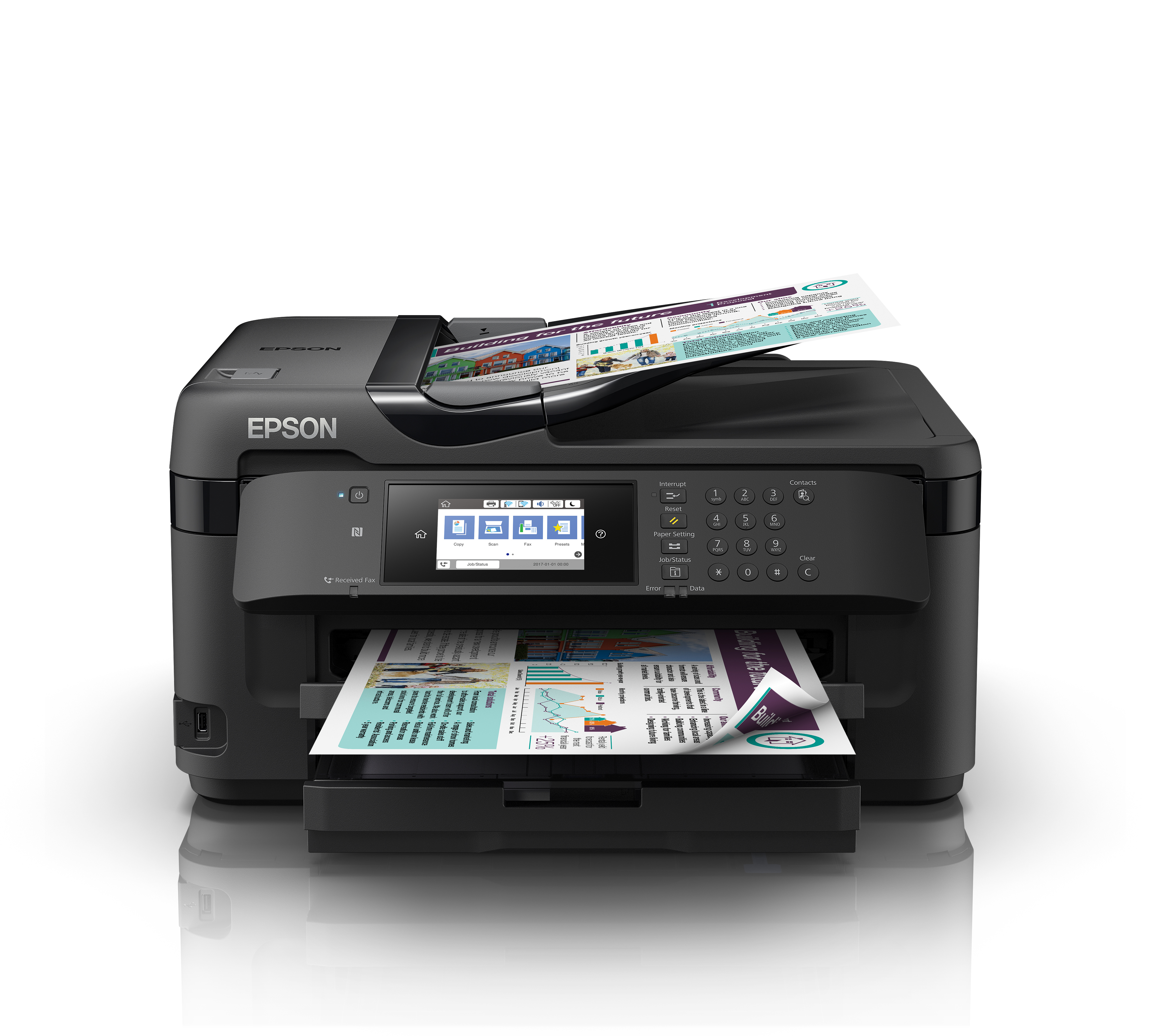 Epson WorkForce WF-7710DWF - Multifunktionsdrucker - Farbe - Tintenstrahl - A3 (Medien)