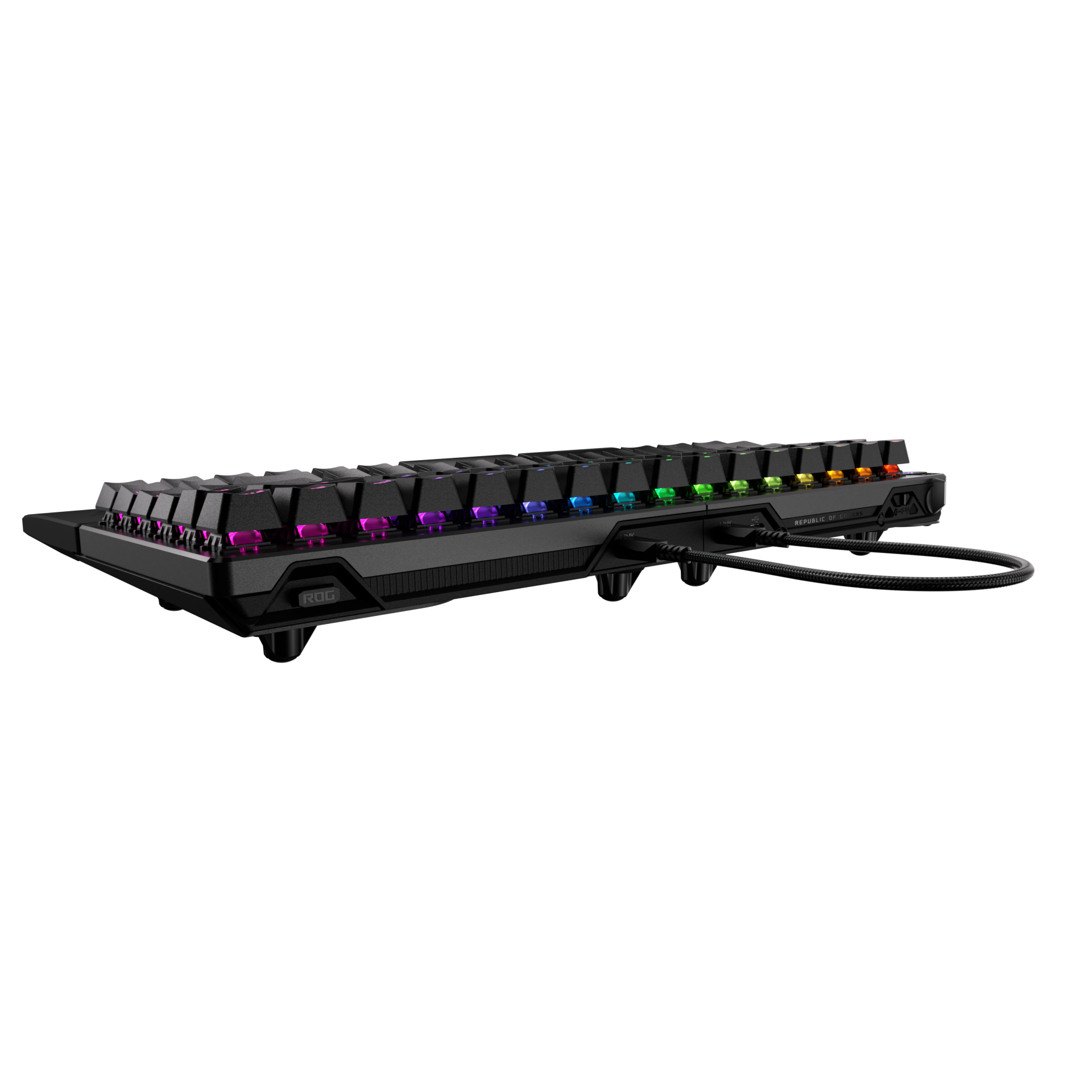 ASUS ROG Falcata, Verkabelt & Kabellos, USB + RF Wireless + Bluetooth, Magnetic-mechanical key switc
